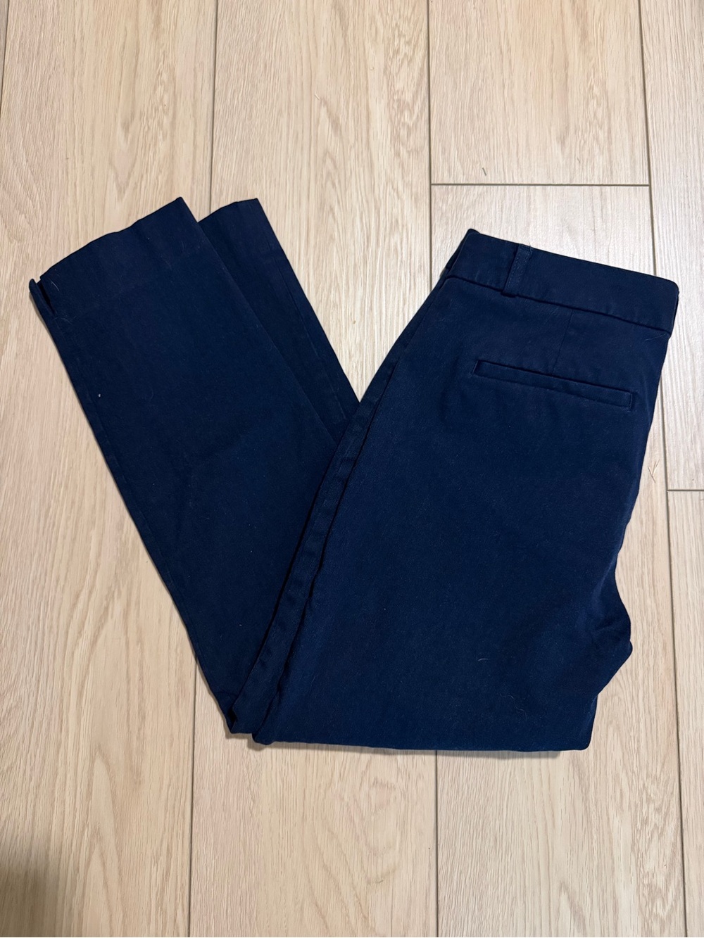 Banana Republic Navy Tailored Chino Pants